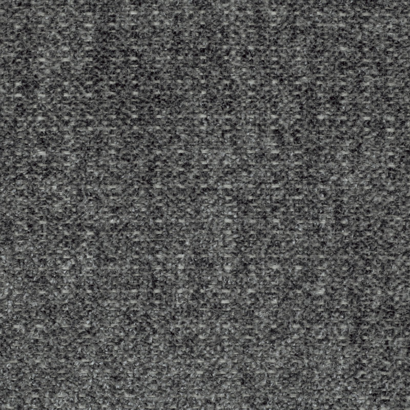 Canapé à accoudoirs arrondis en chenille 75,5 po avec coussins réversibles, Gris chenille
