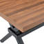 Table de salle à manger 71 po x 35,4 po en bois de noyer avec table en X Table de salle à manger multifonctionnelle de style industriel moderne pour 6 à 8 personnes.-1690741419