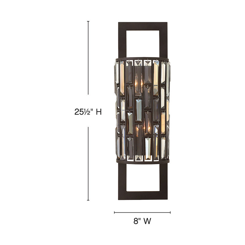 Gemma 2-Light Flush Mount, Vintage Bronze