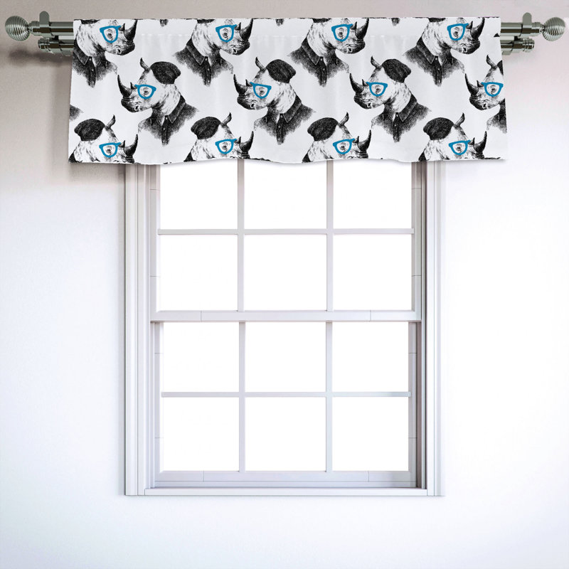 Sateen Ruffled Window Valance