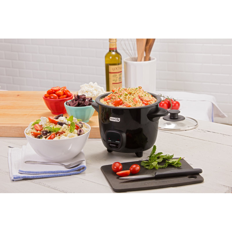 Dash 2 Cup Mini Rice Cooker, White