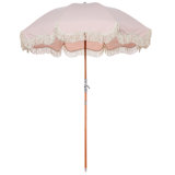 PREMIUM BEACH UMBRELLA - LAURENS NAVY STRIPE