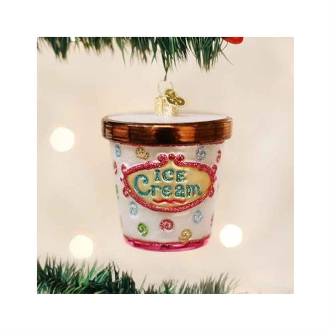 3'' Handmade Glass Hanging Figurine Ornament Hashtag Home