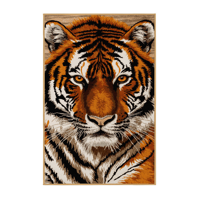  Tapis lavable tigre de Sumatra, Tapis de couloir 2 pi x 5 pi