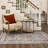 Barwick Grey Floral Ornamental Area Rug-923088671