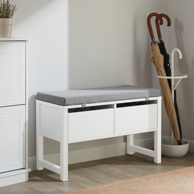 Jelesia Polyester Upholstered Storage Bench