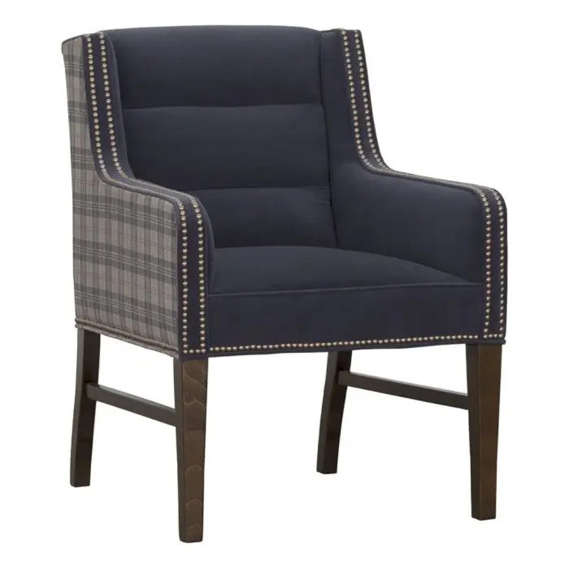 Fauteuil Fiona de 25 po de largeur, 100% polyester albâtre 3157, Espresso