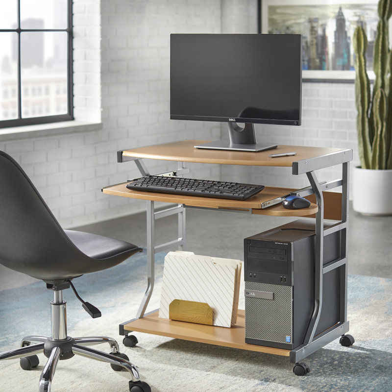 Bureau Lunde, Brown/Silver