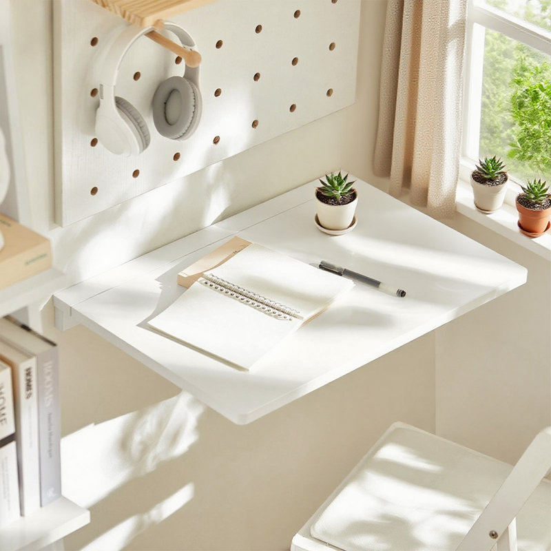 Winding 60cm Rectangular Bar Top Riser, White