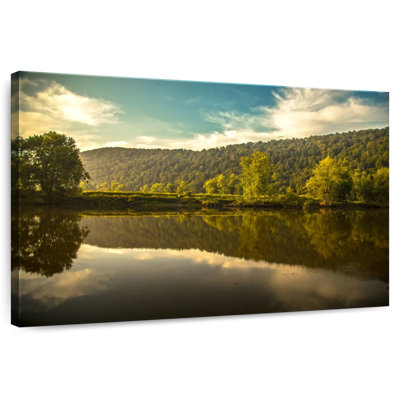 Alvord Allegheny River At Sunset