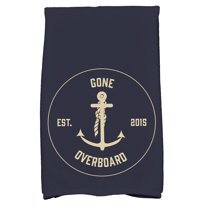 Hancock Hand Towel, Navy Blue