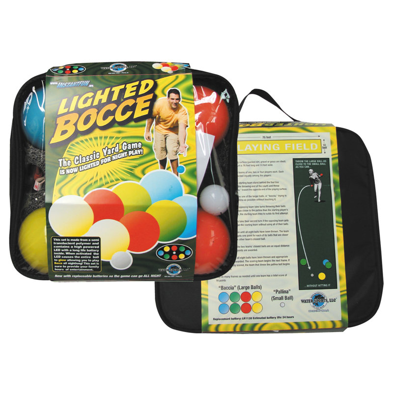 Water Sports Solid Wood Bocce