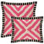 Arrows Linen Embroidered Decorative Pillow-2043541352-2077692143
