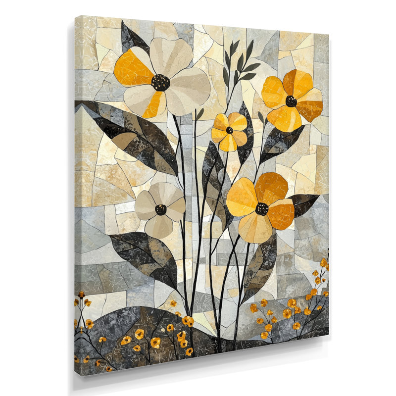 Garretson - Abstract Canvas Art Print, H 32 po x l 16 po, Toile tendue, Ne s’applique pas