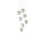 Polpo 7-Light Round Multi-Drop Pendant-718368457-718368454-718368461