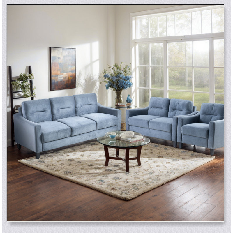 Couch Comfortable Sectional Couches set 1+2+3, Grey