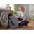 Bedsure Twin/Twin XL Quilted Mattress Pad with Brushed Embossed Cover, Gray, Breathable Noiseless Bed Topper for Dorm Room-51716813-51716817
