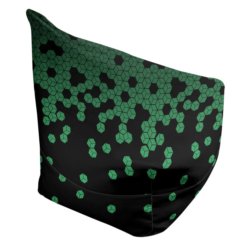 Petite chaise à sacs à billes & Leffel, H 86 po x l 2 po x P 43 po, vert, Pas de bourre