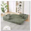 Canapé-lit convertible de 78,9 pouces avec design modulaire et tissu chenille-133406491