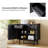 Chedo Metal Accent Cabinet with Drawers-98089432