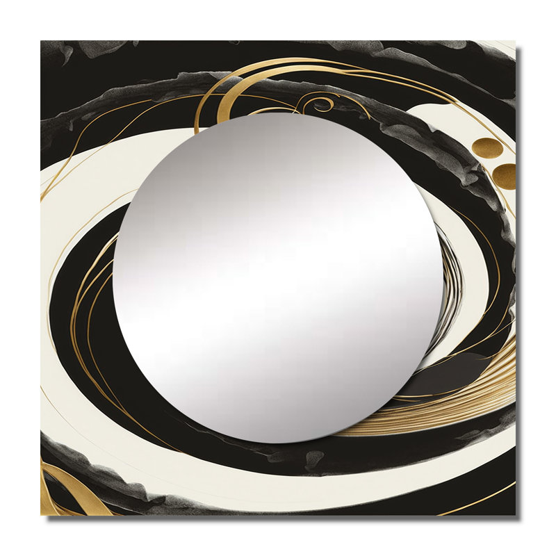 Lakeithia - miroir mural carré moderne pour la chambre à coucher, 36 po x 36 po