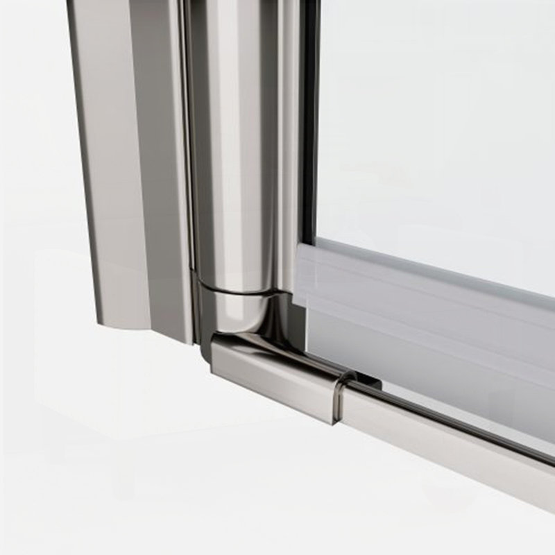 1 3/8" adjustment,universal pivot shower door, Chrome