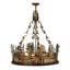 Rustic Lodge 4 - Light Glass Chandelier