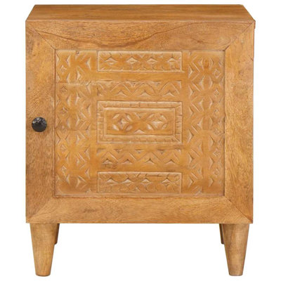 40cm W Solid Wood Bedside Table