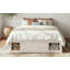 Base de lit plateforme avec 4 tiroirs de rangement et pied de lit-277392021