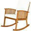 Ensemble de chaises berçantes pour terrasse Briehn
