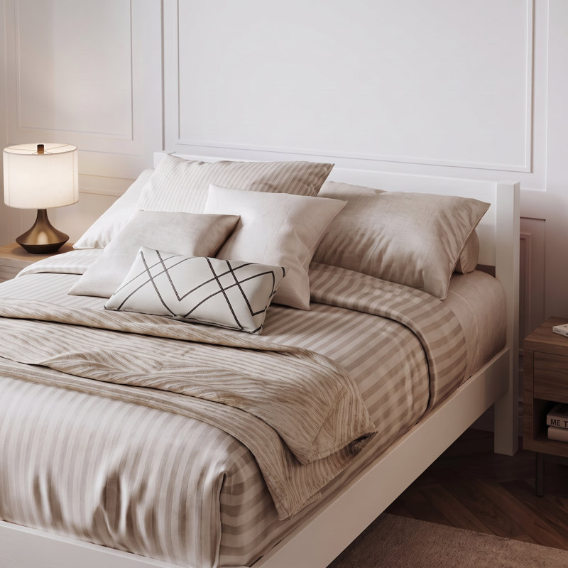 Euan Bed, White, Double (4'6)