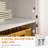 Kitchen Island with Storage Cabinet, White