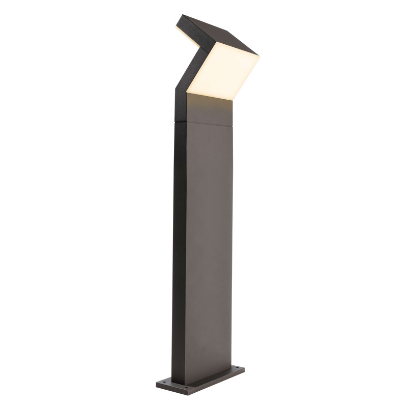 Taygeta Dark Grey Integrated LED Aluminium Pathway Light, 100cm H x 22cm W x 14.8cm D