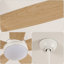 Modern Wooden LED Ceiling Fan Light With Remote