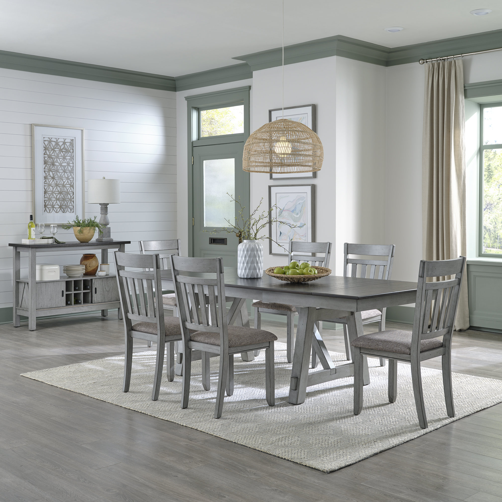 Liberty Furniture Newport 7 - Piece Solid Wood Dining Set | Wayfair