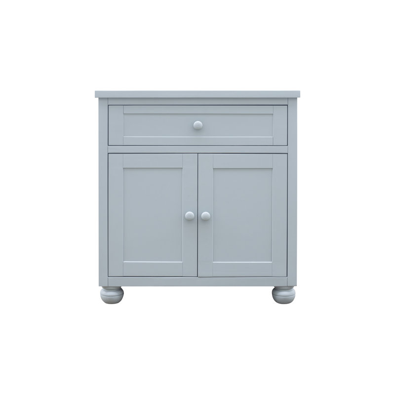Armoire à tiroir simple Fishtail, Bleu pâle