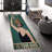 Floral Medley Showcasing a Vibrant Array of Blooms on a Soft Pile Printed Rug Ideal for Adding a Pop of Color and Warmth to Any Room Setting-1215493402