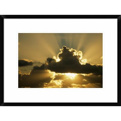 Sun Rays Beam from Behind Cumulus Clouds' Framed Photographic Print -  Global Gallery, DPF-398168-1218-266 Wall Art