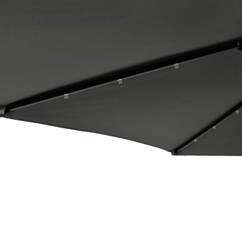 Beach Parasol, Anthracite, 212cm H x 225cm W x 225cm D