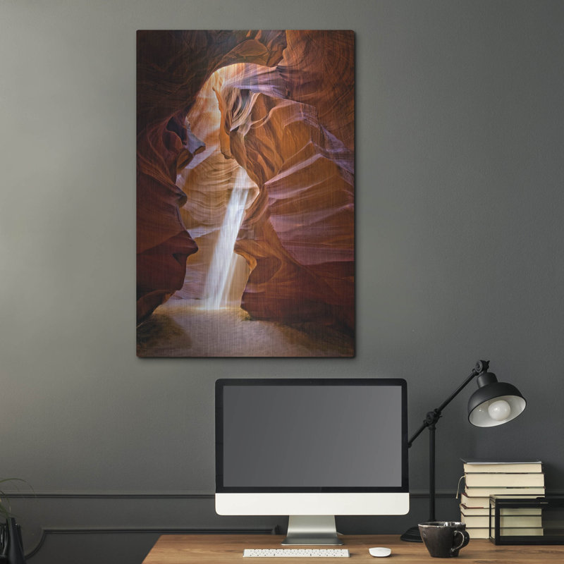  «Antelope Canyon Arizona 3» par David Drost, art mural en métal, 24 po x 36 po, H 36 po x l 24 po