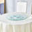 Lazy Susan-Double Layered Rotatable Tempered Glass Table Top