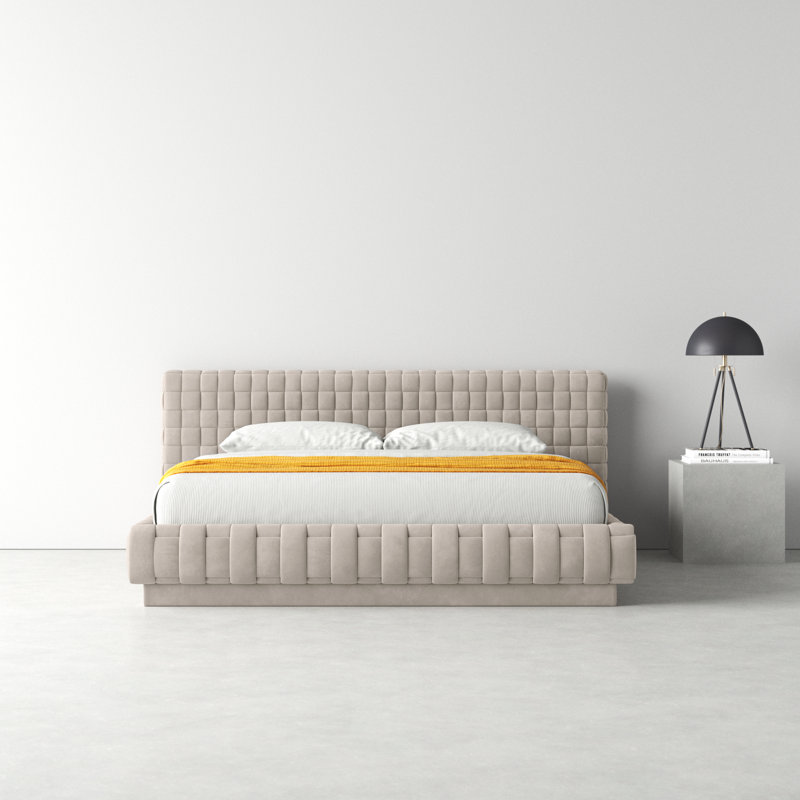 Livia Upholstered Platform Bed, King