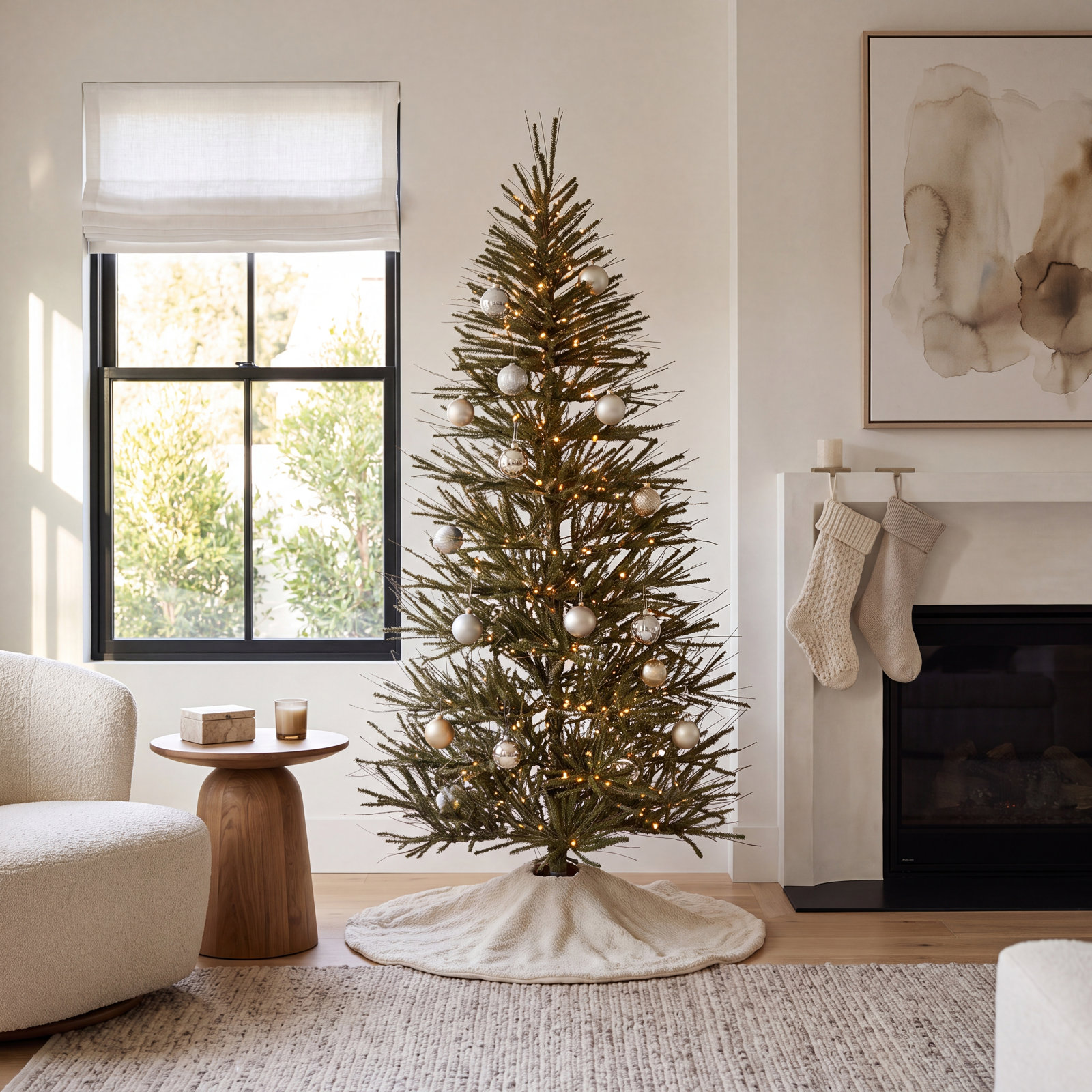 Vienna Twig Pre-Lit Pine Christmas Tree, 8' H, Unlit