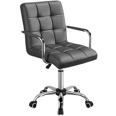 Rawtenstall 360° Swivel Height Adjustable  Ergonomic Office Chair with Removable Arms