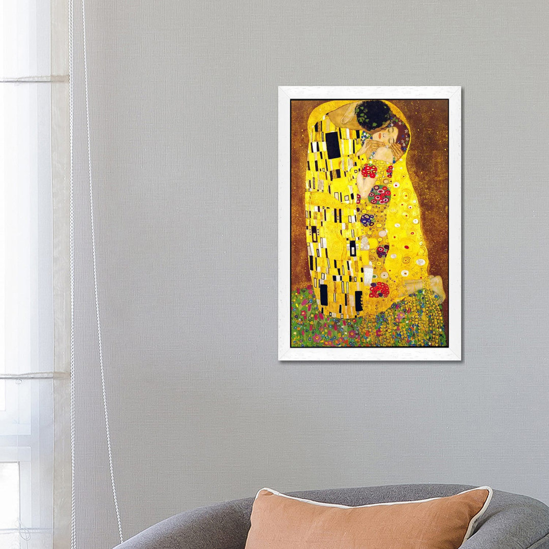 The Kiss by Gustav Klimt - Painting on Canvas