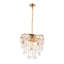Lampe suspendue cascade de cristal 6 lumières-262585097
