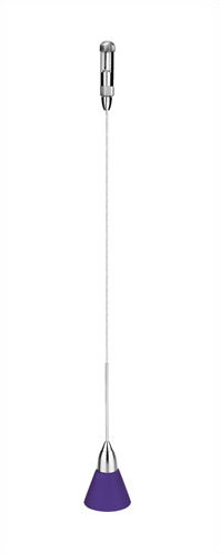 Mini-luminaire suspendu 1 lumière Sheereen, Bleu pâle