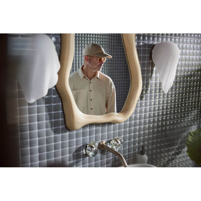 Landshapes By Daniel Arsham 27-In X 39-In Framed Mirror