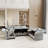 Caraline Upholstered Reclining Sectional Reversible-377725900