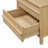 Modern Hazel Oak Nightstand with 2 Drawers